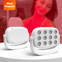 Panneau facial LED infrarouge Redfy de type sur pied pour la physiothérapie, lampe de massage, panneau de thérapie de table pour le traitement du visage