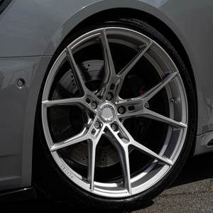 Jantes forgées SHIN, finition argent mat concave, design multi-rayons, légères, forgées, 5x100 5x112, compatibles avec <span class=keywords><strong>Audi</strong></span> 4 A5 <span class=keywords><strong>A6</strong></span> A7 S7 S8 - Product Image 1