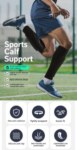 Manicotti <span class=keywords><strong>a</strong></span> compressione per polpacci da calcio con logo personalizzato e protezioni <span class=keywords><strong>a</strong></span> nido d'ape, per ragazzi, <span class=keywords><strong>ragazze</strong></span>, uomini e donne dai 2 agli 18 anni. - Product Image 6