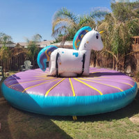 Nouveau château gonflable licorne pour enfants, jeux de saut