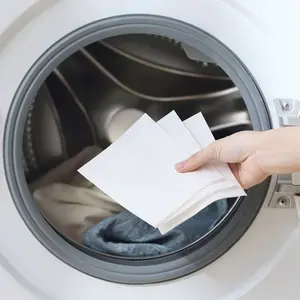 Kleurabsorptie Papier Kleurstof Vangst Vel Anti Doek Geverfd Laat Waskleur Run Vel Verwijderen In Wasmachine