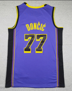 2025 Мужская Новинка 77 Luka Doncic прошитая вышивка оптовая продажа дешевая горячая Распродажа готовая к отправке баскетбольная майка - Product Image 4