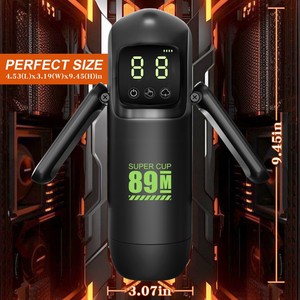 Rechargeable 7 Frequency Perfect <strong>Masturbation</strong> Cup Suppliers <strong>2026</strong> Lcd Auto Intelligent Aircraft Cup 4 in 1 Sex Toy for Men Male - Product Image 2