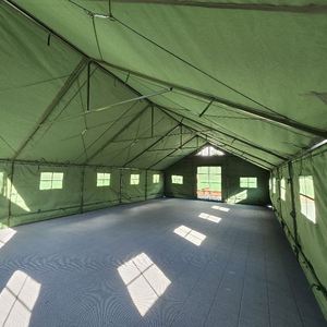Heavy Duty 10x10 Steel <b>Frame</b> Canvas Wall Tent with 100 Seater Four-Season Double Layer One Bedroom for Sale in South Africa - Product Image 6
