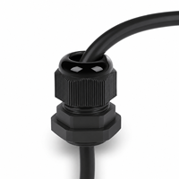 Passe-câble en nylon étanche IP68, joint en caoutchouc EPDM PA66 UL94V-1, connecteur plastique PG7 PG9 PG11 PG13.5 PG16