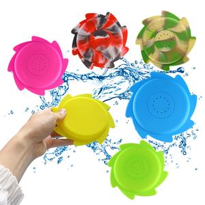Tùy Chỉnh In Ấn Trẻ Em Bãi Biển Đồ Chơi Trò Chơi Ngoài Trời Đĩa Cao Cấp Nước Tưới Nước Frisbeed Cho Trẻ Em - Product Image 3