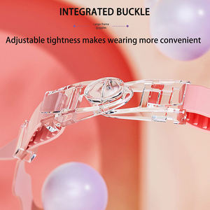 Óculos de Natação Infantis Personalizados da Moda com Visão Panorâmica Anti-Embaçante e Fivela Integrada à Prova d'Água, Óculos de Mergulho Unissex em PC - Product Image 4