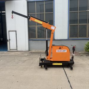 Nouveau entièrement électrique 1 tonne 2 tonnes grue hydraulique ménage Mobile manutention câble levage palan 380v grue levage palan - Product Image 3