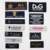 Étiquettes Tissées Personnalisées pour Vêtements, Transfert Thermique Coton, Machine, Prix Économique