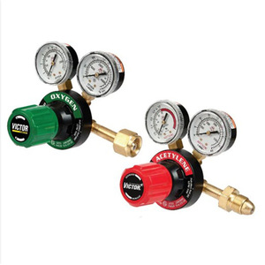ชุดเกจวัดแรงดันอะเซทิลีนและออกซิเจน Victor G350 พร้อมตัวลดแรงดัน LGP G250 สำหรับเชื่อมและตัด ใช้ในอุตสาหกรรม ผลิตจากทองเหลือง - Product Image 5