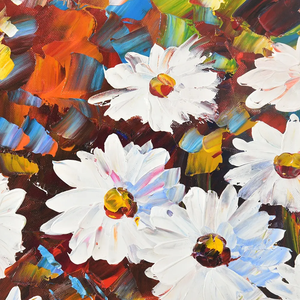 Décoration d'hôtel couteau à huile fait main <span class=keywords><strong>cercle</strong></span> abstrait oeuvre toile art mural <span class=keywords><strong>peinture</strong></span> - Product Image 4