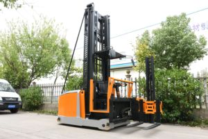 Carrello Elevatore a Tre Vie per Corridoi Stretti, <span class=keywords><strong>Stacker</strong></span> Elettrico da 1,6 Tonnellate per Uso in Magazzini Stretti - Product Image 5