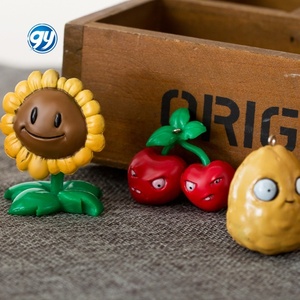 Peashooter <span class=keywords><strong>Plants</strong></span> <span class=keywords><strong>vs</strong></span> <span class=keywords><strong>Zombies</strong></span> หุ่นดอกทานตะวันมันฝรั่งการ์ตูนโมเดลพวงกุญแจตกแต่ง - Product Image 4