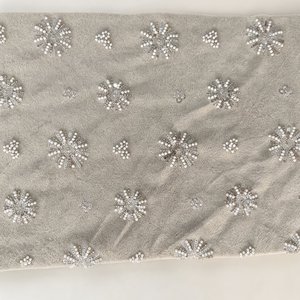 Tela de lentejuelas con diseño de estrellas de fuegos artificiales y forro polar de color albaricoque claro A990 para <span class=keywords><strong>abrigos</strong></span> y vestidos de otoño e invierno - Product Image 2