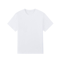 T-shirt en coton tricoté vintage pour homme avec logo personnalisé OEM, impression laser, 270g, respirant, léger, pour événements d'entreprise et promotionnels