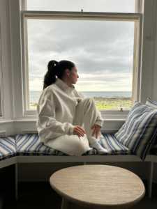 Tuta in pile reversibile da donna estiva personalizzata di alta qualità con set taglie forti asciugatura rapida e mezza cerniera - Product Image 2