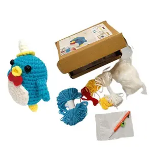 Crochet Kit with Easy Peasy Yarn Crochet Kits for Beginners with Step-by-Step Video Tutorials penguin crochet kit