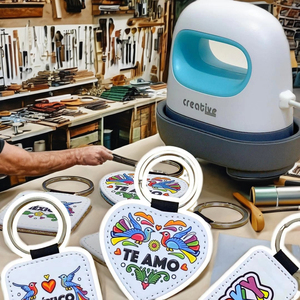 Presse à chaud compacte, mini-machine, machine manuelle de transfert de chaleur pour étiquettes DIY - Product Image 3