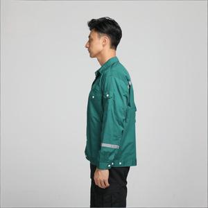 Custom Logo Wholesale Reflective <strong>Safety</strong> Work Jacket | Long Sleeve Industrial Work <strong>Uniform</strong> for Outdoor Sanitation Work - Product Image 2