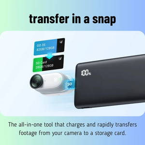 Insta360 GO 3S Lector rápido Tarjeta SD Transferencia de archivos Tipo-<span class=keywords><strong>C</strong></span> Iluminación USBC para <span class=keywords><strong>Insta</strong></span> 360 GO 3 y GO3S Accesorios originales - Product Image 5
