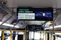 OSK Écran publicitaire Android Bus 28.6 pouces Moniteur LCD Bus 12V/24V