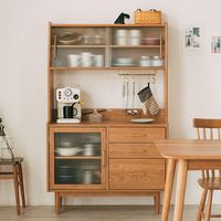 Usine OEM ODM Personnalisé Offre spéciale Salle à manger nordique Buffet Buffet Meubles Buffet Mango Armoire Chêne Vente