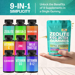 Integratore Multivitaminico Personalizzato 9-in-1 con Zeolite, Omega-3, Magnesio, Sambuco, Cardo Mariano, Caramelle Gommose per Bambini per Migliorare l'Immunità - Product Image 5