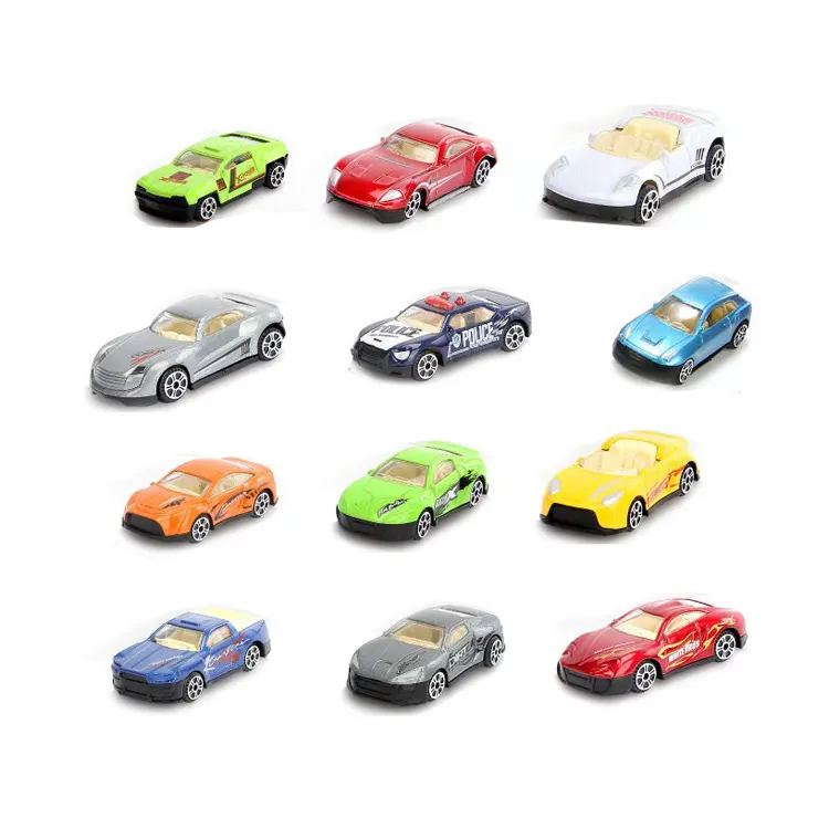 12 Models Children Hot Slide Wheel Mini Die Cast Toy Cars Small Car Toy