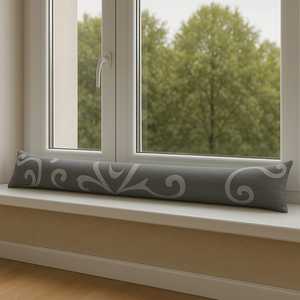 Guarnizione per Porte e Finestre in Tessuto di Cotone con Motivo Damascato, Lunga 100 Cm - Product Image 5