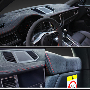 Cubierta de Tablero LS AUTO en Italiano para Negro para Porsche <span class=keywords><strong>Macan</strong></span> 2016-2020, Kit de Protección <span class=keywords><strong>Interior</strong></span> de Coche de Alta Calidad - Product Image 5