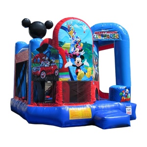 New Style <strong>Mickey</strong> Clubhouse <strong>Inflatable</strong> <strong>Bouncer</strong> Outdoor Kids Adult Bounce House Party Jumping Castle With Blower for Sale - Product Image 3