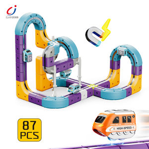 Chengji Circuit de rail de lévitation à grande vitesse, jouet éducatif pour enfants, avec blocs de construction magnétiques - Product Image 1