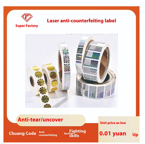 Bạc QR mã lụa Màn hình cạo chống hàng giả ba chiều Laser cầu vồng chống hàng giả Nhãn dán nhãn - Product Image 5