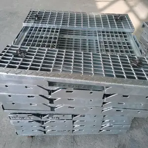 Hot dip galvanized steel grating step plate, steel grating made in China, supplier price