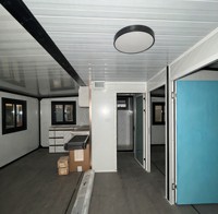 Rumah Kontainer Mewah Sunlit Prefab Casas, Rumah Modular 2-3 Kamar Tidur, Rumah Mungil yang Dapat Diperluas, Material Baja