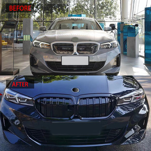 กระจังหน้ารถ BMW i3 ปี 2022-2025 แบบสองเส้นหกบาร์ วัสดุ ABS อะไหล่ทดแทน - Product Image 2
