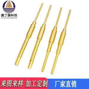 Conductive Probe 1.6mm Slotted Male And Female Pins Gold Plated PCB Mount High Conductivity Extended Copper Pins - Product Image 5