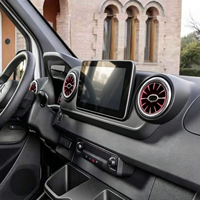 Luz Ambiental Interior para Mercedes Sprinter 907, Rejilla de Ventilación Turbo Iluminada, Luz Ambiental con Control Remoto, Salida de Aire Modificada para Automóvil