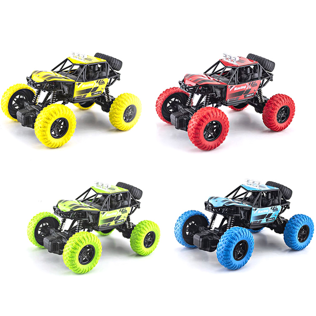 1/18 Scale High - Speed Rechargeable Remote - Controlled Hobby Rock Crawler Drift Mini RC Car Toy