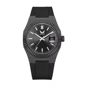 Minimalist 5atm Waterproof 40mm Wave Bezel Luminous Montre Personnalis Mens <b>Watches</b> Fashion Silicone Gold Quartz <b>Watch</b> for Men - Product Image 2