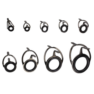 45 Uds guía en caja ojo traje anillo de alambre caña de pescar accesorios para lubina carpa trucha especie objetivo para lago de pesca de fondo - Product Image 2