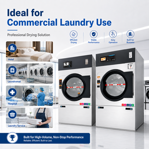 Séchoir à linge industriel commercial 12 kg 15 kg 25 kg, sécheuse à linge haute efficacité pour hôtel, hôpital, blanchisserie - Product Image 4