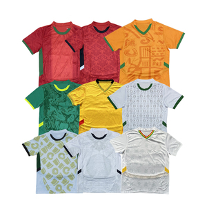 Divisa da Calcio della Coppa d'Africa 24 25, Versione Fan 100% Poliestere, Asciugatura Rapida, Trasferimento Termico, Uniforme da Calcio Aleetu per Uomo - Product Image 4