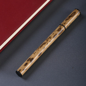 Meilu Bamboo Ballpoint Pen Sika Deer Wood Portable Writing Instrument Gift For Teacher's Day - Product Image 2