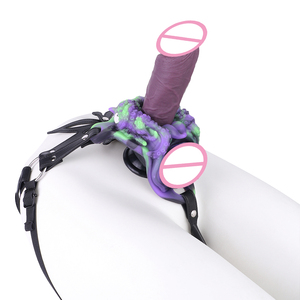 Octopus Grinder Sex Toys Clit Sucker for men women <b>Vibrating</b> Couple flirting and foreplay pleasure enhancer with Adjustable Belt - Product Image 3