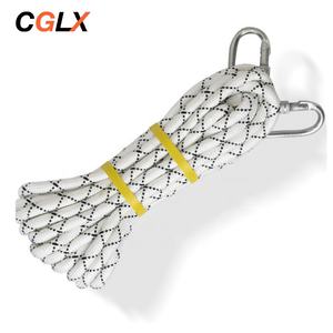 CGLX <span class=keywords><strong>Corde</strong></span> de sécurité 14mm 15m pour le travail en altitude <span class=keywords><strong>Corde</strong></span> de protection contre les chutes en polyester tissé Extension pour <span class=keywords><strong>corde</strong></span> d'extérieur Ménage - Product Image 1