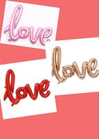 Ballons muraux de fond en forme de coeur saint valentin coeur amour ballons en aluminium pour la fête de mariage saint valentin 2026 décorations