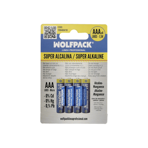 Batterie Alcaline AAA LR-3, Confezione Blister da 4 - Product Image 5