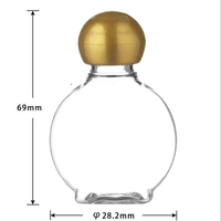 Bouteille en plastique PET de 40 ml calibre 18, très vendue, avec couvercle à vis, pour stockage de liquides