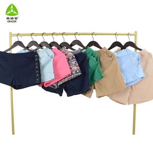 กางเกงขาสั้นผ้าฝ้ายมีซิปสำหรับผู้หญิง ยี่ห้อ Gracer <span class=keywords><strong>King</strong></span> Bale เสื้อผ้ามือสองจากเกาหลี เกรด 1 - Product Image 3